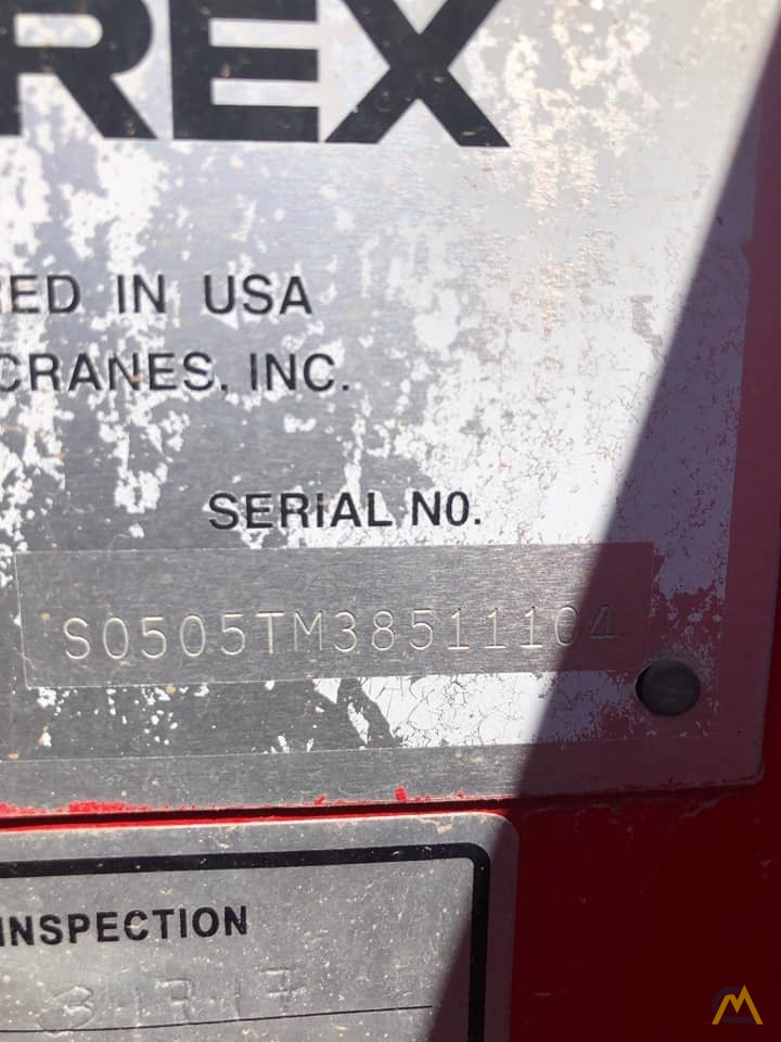 UNMOUNTED Terex TM 3851 19-Ton Over Cab Boom Truck Crane 12