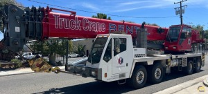 2008 Grove TMS800E Telescopic Boom Truck Crane with New Engine 