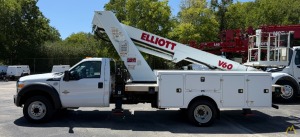 New Engine - 2016 Elliott V60F Telescopic Boom Bucket Truck