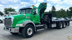 マック Hiab 288 EP-4 HI PRO Articulating Knuckle Boom Crane on 2016