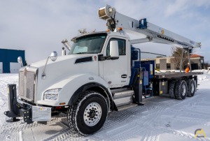 Manitex 30100C Boom Truck Crane on Kenworth T880 For Sale