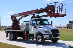 New 2026 Elliott L65 Telescopic Boom Bucket Truck on 2026 International MV607