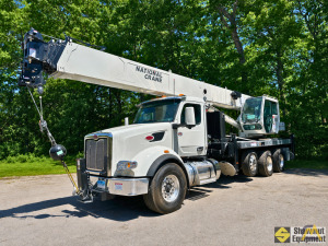 2026 National NTC45142-2 on Peterbilt 567 45-Ton Boom Truck Hydraulic Crane