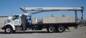 Manitex 26101C 26-ton Boom Truck Crane on Sterling LT7501
