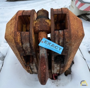 30-ton Single Sheave 1-inch wire rope Johnson Hook Block