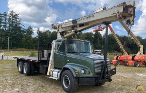 Bid on a National Series 500D Model 538D Tractor Mount Boom Crane on Freightliner FL112 