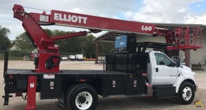 Elliott L60R 62' Aerial Work Platform on Ford F-750XL