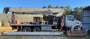 Low Hr and Mile Terex BT 4792 Boom Truck Crane on Sterling