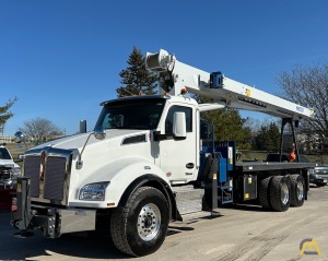 Manitex 30100C Boom Truck Crane on Kenworth T880