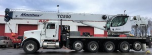 Manitex TC50128S Boom Truck Crane on Peterbilt 365