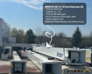 Manitex Telescopic Jib 31' - 55' | Fits to Series 4002, 4004 Boom Trucks