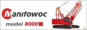 Manitowoc 8000 80-ton Lattice Boom Crawler Crane