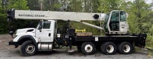 National Series 1400A 14127A Boom Truck Crane on International Workstar 7600