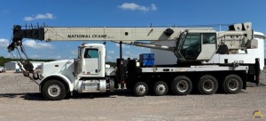 National NBT50 Boom Truck Crane in Oklahoma on Peterbilt