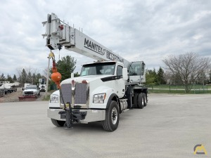NEW! MANITEX 40124S MOUNTED ON KENWORTH T880 CHASSIS