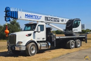 NEW 2025 Manitex TC45127 Boom Truck Crane on Peterbilt 567