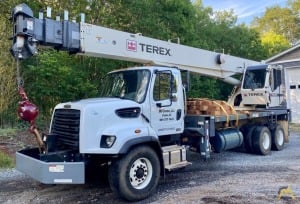 Terex RS 70100 Boom Truck Crane on Freightliner 108SD