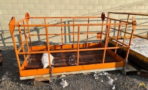 Hanging Two Person Crane Man Basket 8 x 5 Four Point 750 lb rated 