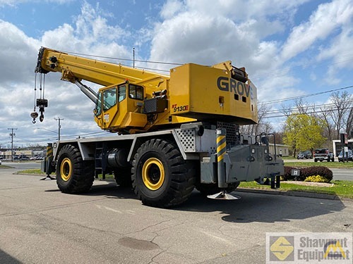 Used 2008 Grove RT9130E 130-Ton Rough Terrain Crane 7