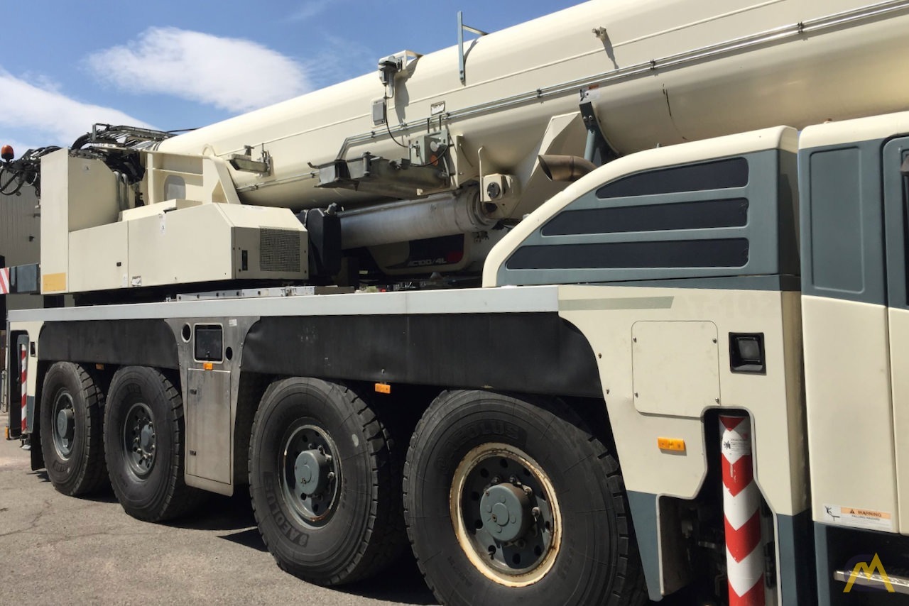 Used 2013 Terex AC 100-4L 120-Ton All Terrain Crane 7