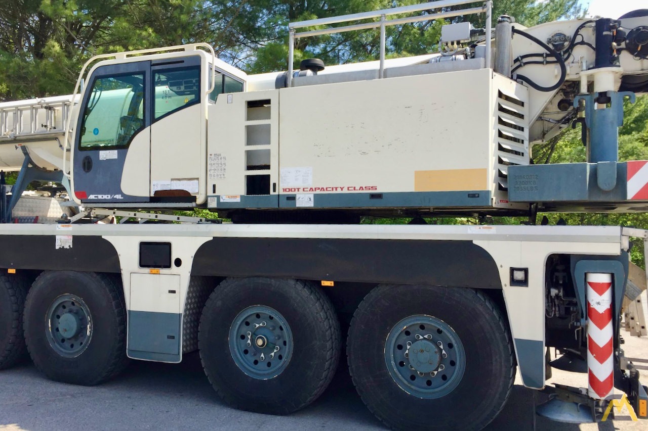 Used 2013 Terex AC 100-4L 120-Ton All Terrain Crane 14