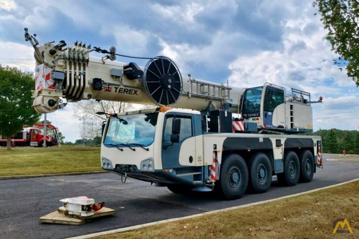 Used 2013 Terex AC 100-4L 120-Ton All Terrain Crane 24