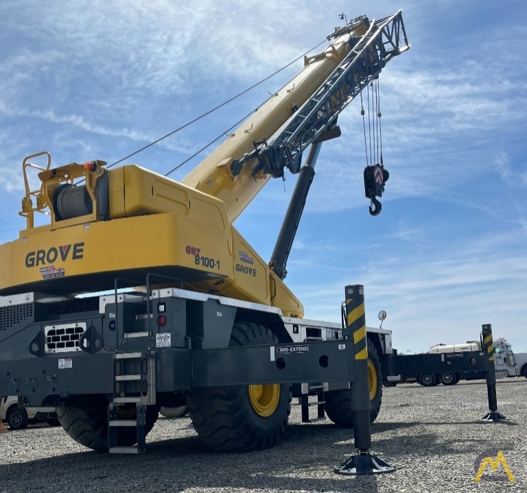 ***Very Low Hrs. - Balance of Factory Warranty*** 2025 Grove GRT8100-1 Rough Terrain Crane 1