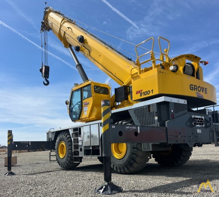 ***Very Low Hrs. - Balance of Factory Warranty*** 2025 Grove GRT8100-1 Rough Terrain Crane 0