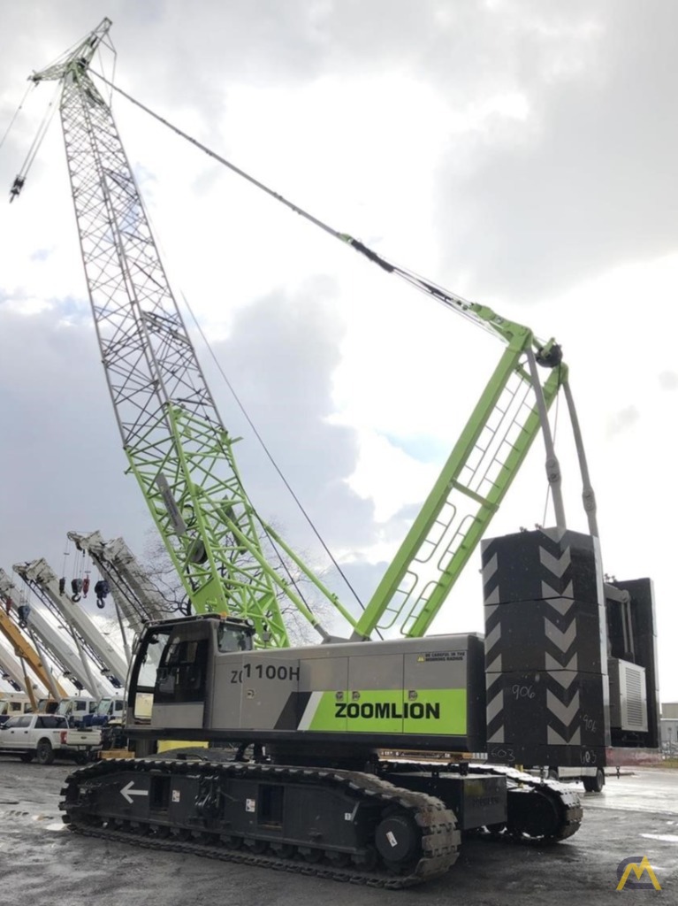 Zoomlion ZCC1100H 110Ton Hydraulic Crawler Crane For Sale & Material Handlers 15561 CraneMarket