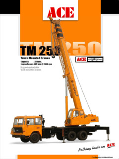ACE (Action Construction Equipment) TM 250 Specifications