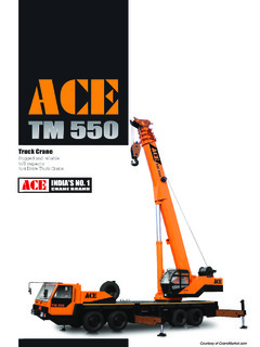 ACE (Action Construction Equipment) TM 550 Specifications