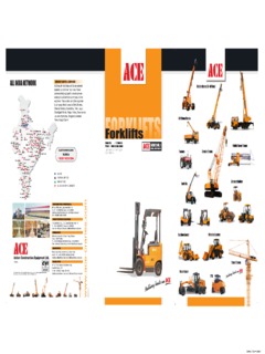 ACE (Action Construction Equipment) AF 30E Specifications