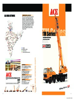 ACE (Action Construction Equipment) TM 400 Specifications