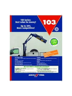 Amco Veba 103/2S Specifications