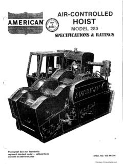 American MODEL 280 Specifications