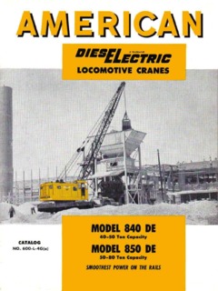 American 850 DE Specifications