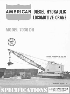 American 7030 DH Specifications