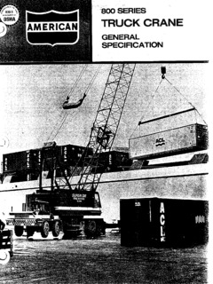 American 8460 Specifications