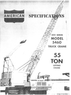 American 5460 Specifications