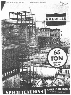 American 5520 Specifications