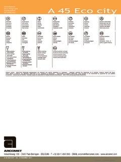Arcomet A 45 eco city Specifications