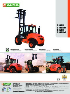 AUSA C 350 H x4 Specifications