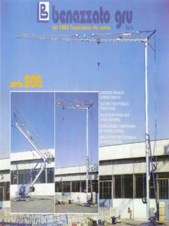 Benazzato Gru 205 Specifications