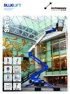 Bluelift SA16 Specifications