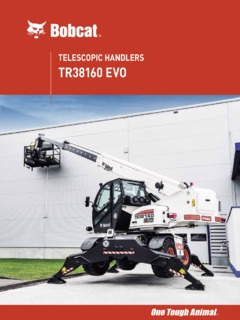 Bobcat TR38160 EVO Specifications