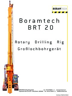 Boramtech BRT 20 Specifications