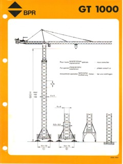 BPR GT 1000 Specifications