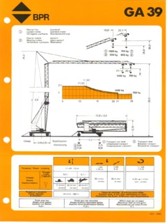 BPR GA 39 Specifications