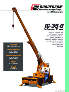 Broderson IC-35-G Specifications