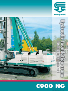 Casagrande C900 NG Specifications